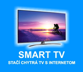 SMART TV si stačí připojit na internet, stáhnout aplikaci IPTV a můžete sledovat hned své oblíbené tv kanály.